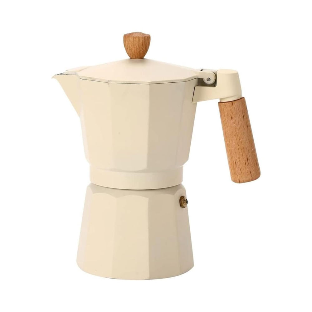 Cafeteira Italiana Hauskraft 450ml Bege Não Se Aplica - Caft021