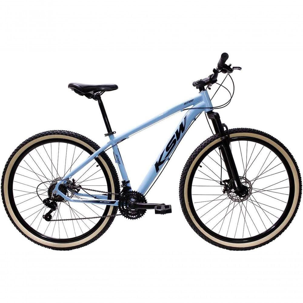 Bicicleta Ksw Xlt Disc H T15 Aro 29 Susp. Dianteira 24 Marchas - Azul