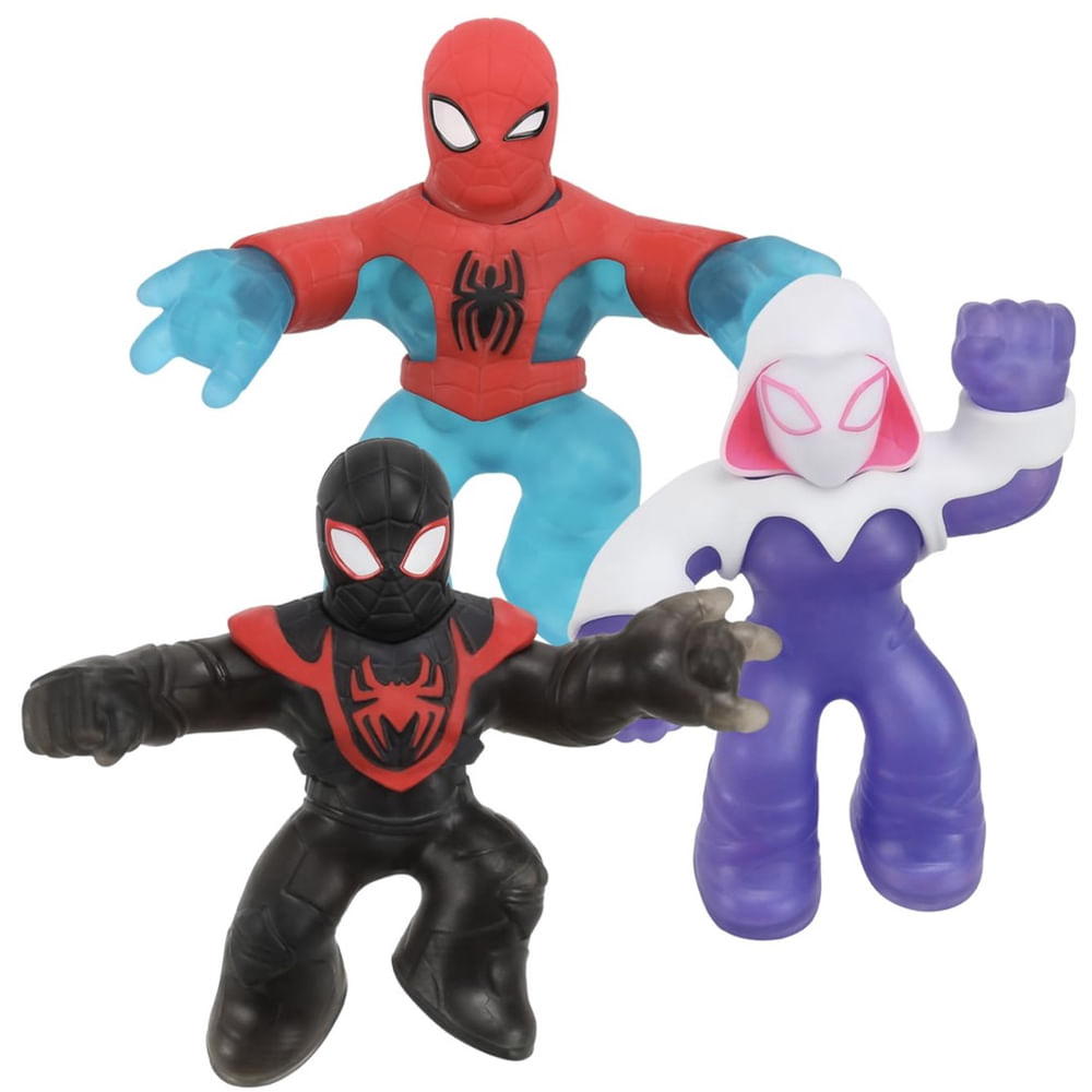 Boneco de ação Heroes of Goo Jit Zu Goo Shifters Spider-Man em