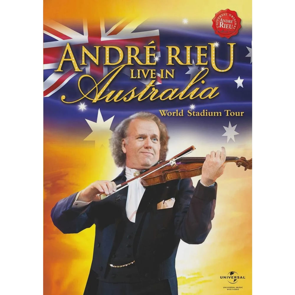 Andre rieu live in australia dvd original lacrado em Promoção