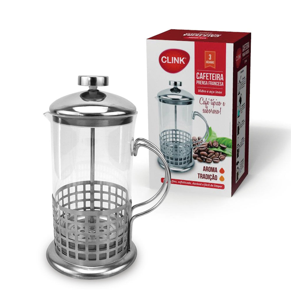 Cafeteira Francesa Clink Inox - Ck1898