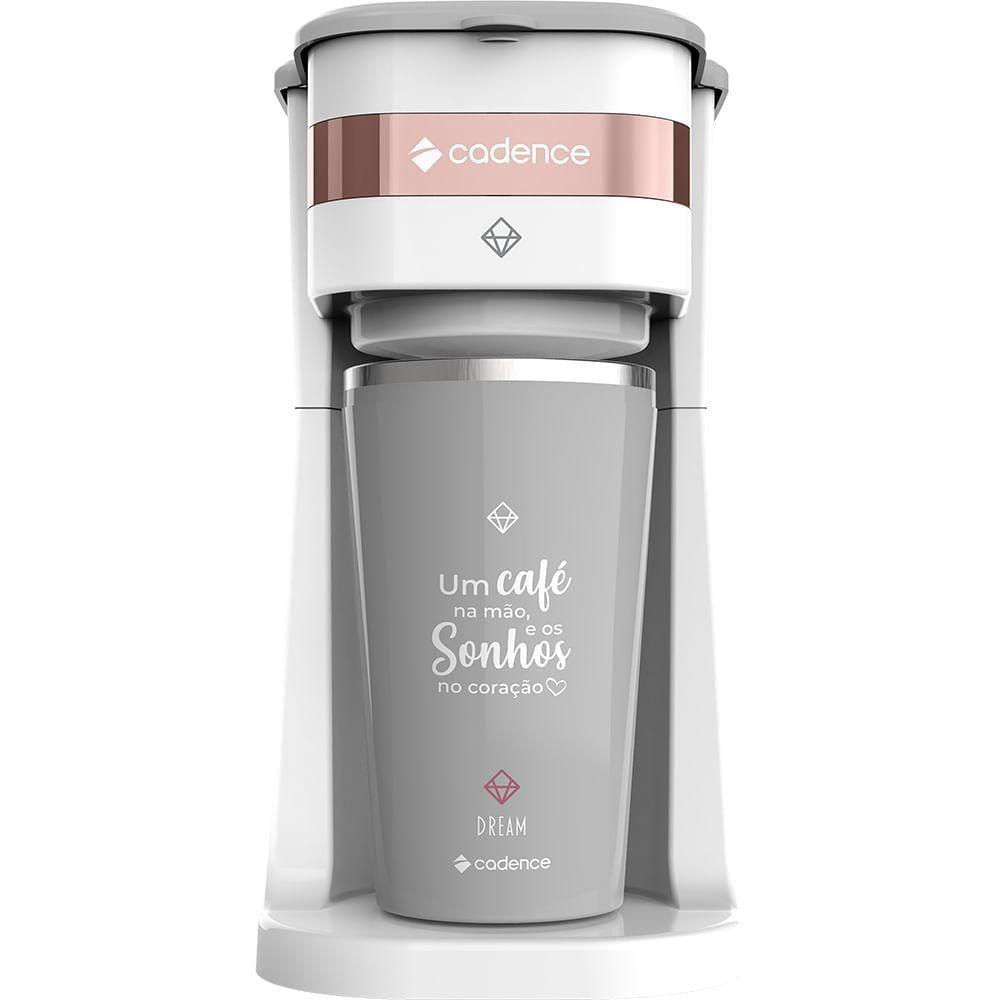 Cafeteira Elétrica Cadence Dream Rosé Gold Branco 220v - Caf206