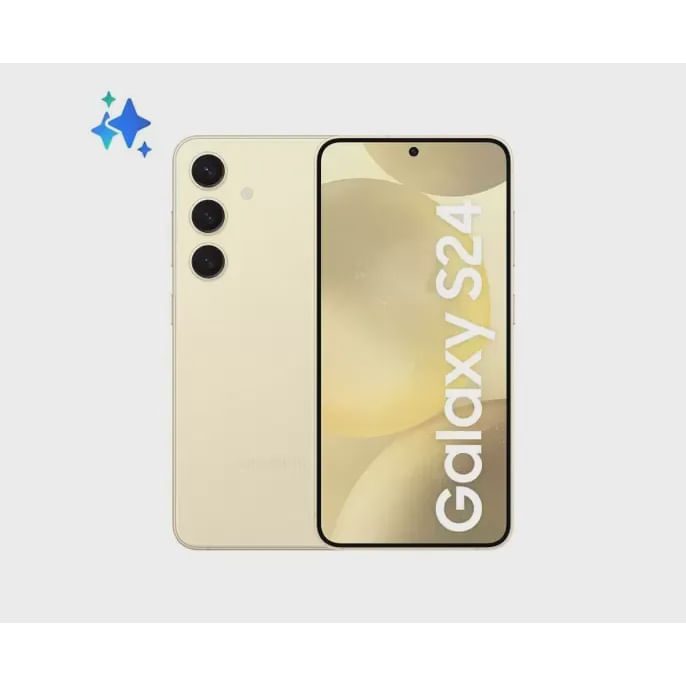 Galaxy S24 イエロー 256GB A-28 Smartphone Samsung Galaxy S24 256GB 5G - Creme, Galaxy ai, Câmera