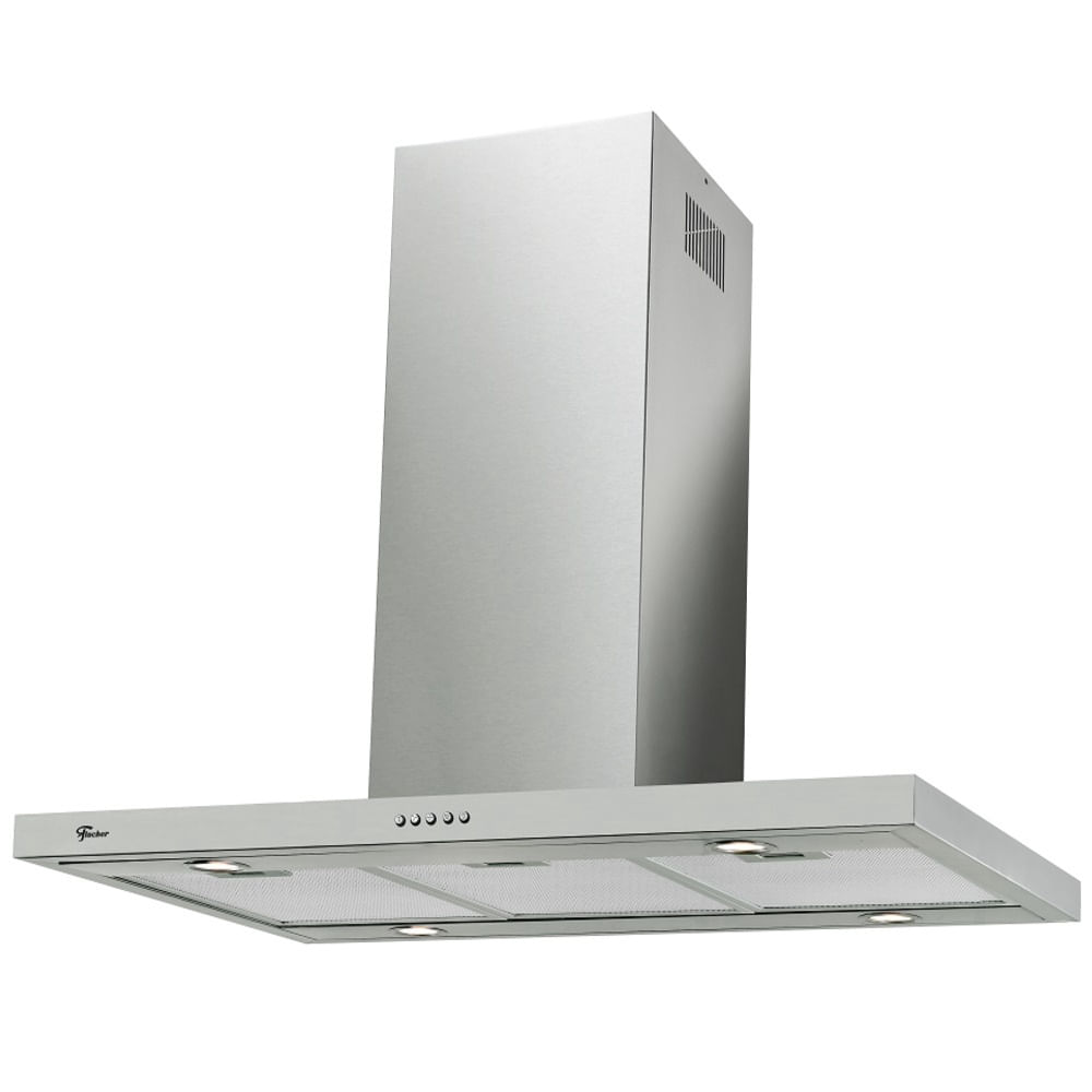 Coifa de Ilha Fischer 90 Cm Tradition Line Inox - 110v - 17789 -19175