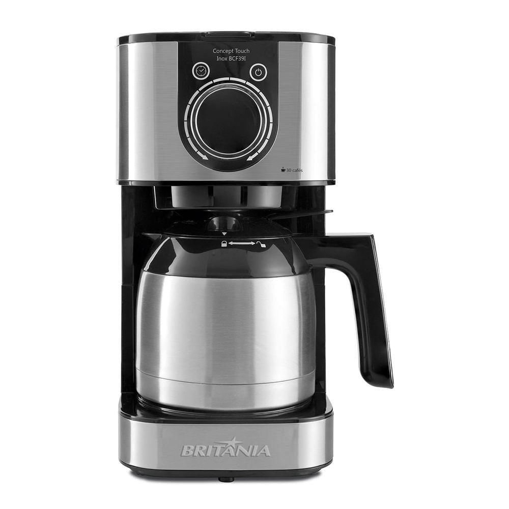 Cafeteira Elétrica Britânia Concept Touch Inox 110v - Bcf39i