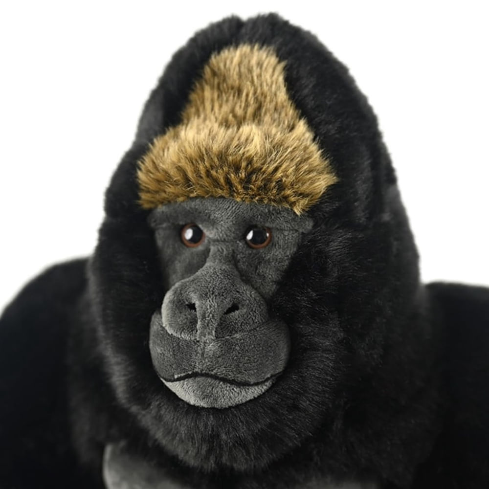 Bicho de pelúcia zcpace Giant Silverback Gorilla Plush 38 cm em