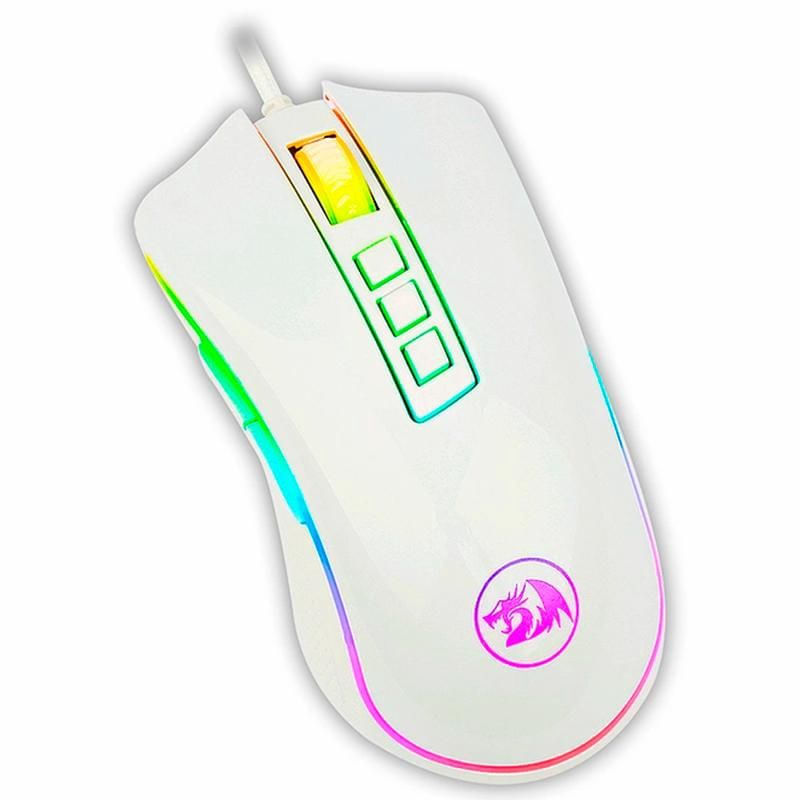Imagem do produto Mouse Gamer Redragon King Cobra 2 Lunar White RGB 24000 DPI em Americanas