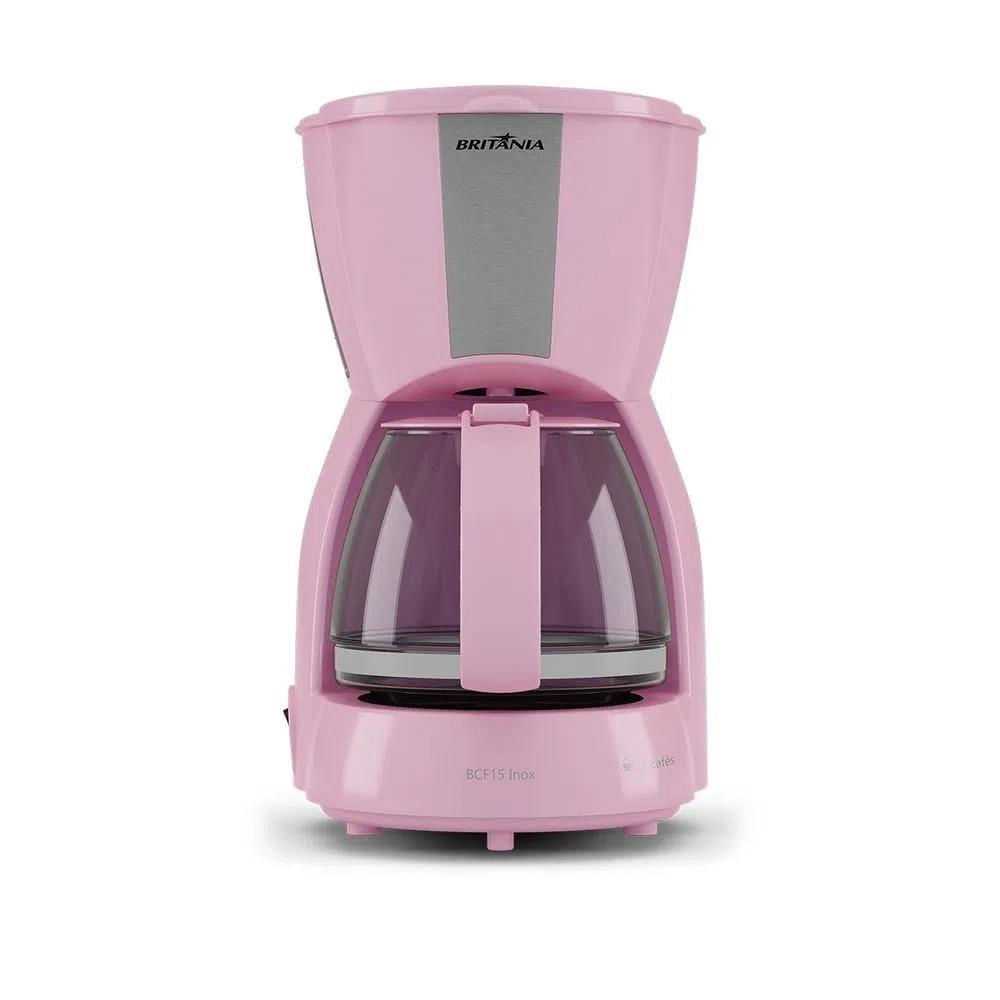 Cafeteira Elétrica Britânia Rosa 110v - Bcf18