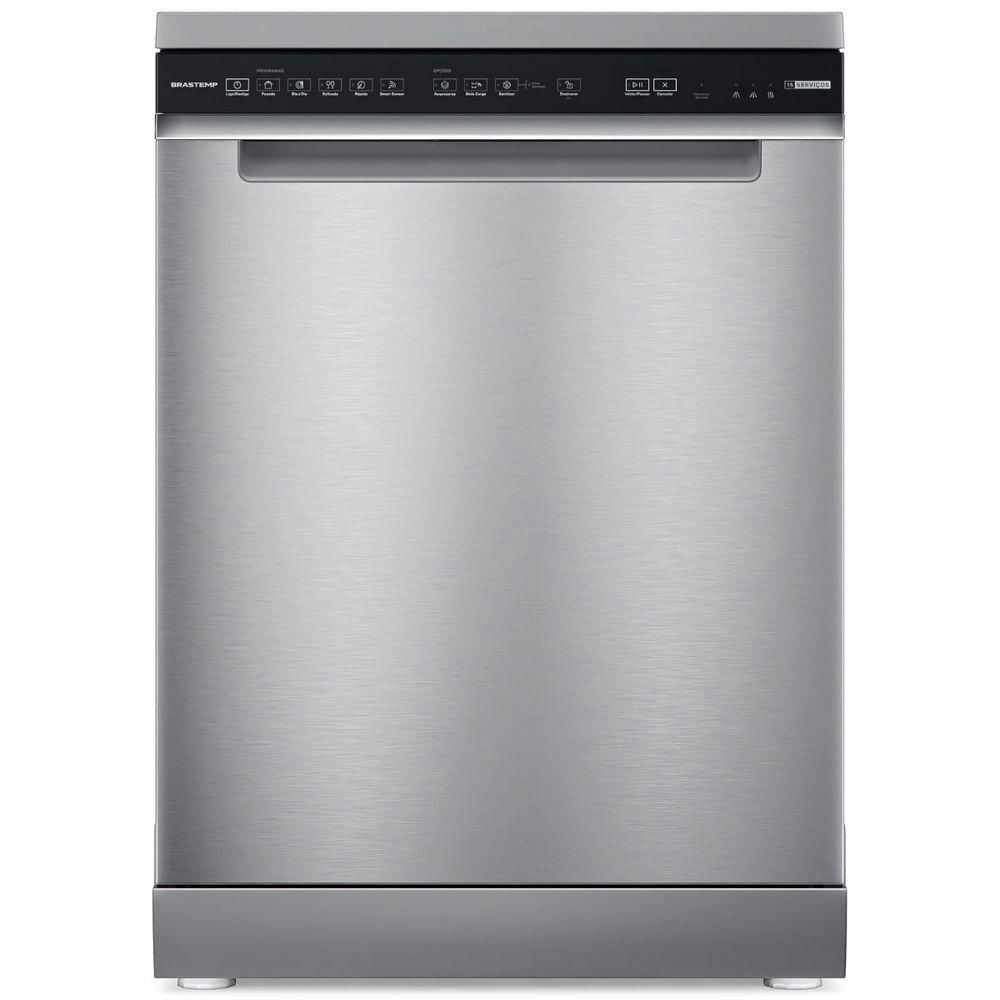 Lava-louça Brastemp Inox - 110v - Blf61arana