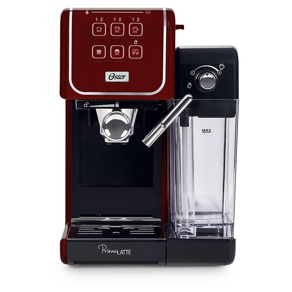 Cafeteira Expresso Oster Primalatte Touch Vermelho 110v - Bvstem6801r