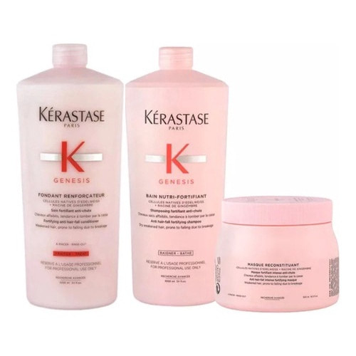 Kit Kérastase Genesis Shampoo Nutri + Condi + Máscara Gde em