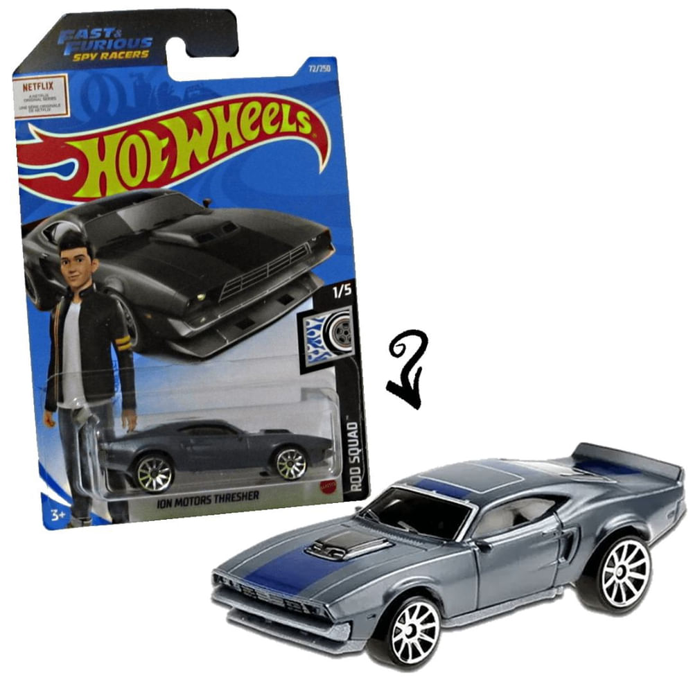 Hot wheels fast furious spy racers ion motors GRY64 1:64 em