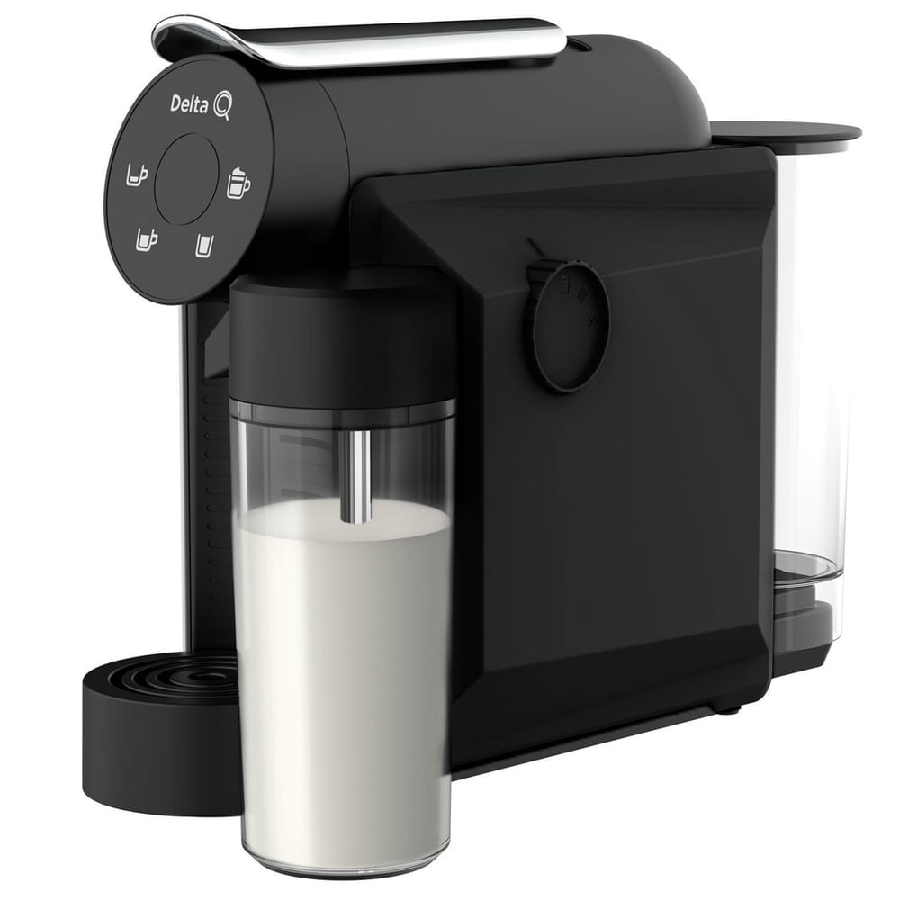 Cafeteira Expresso Delta Q Mini Milkqool Preto 220v