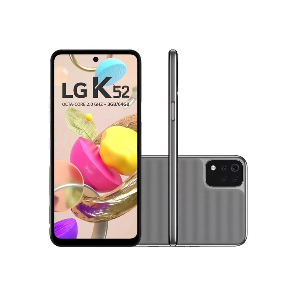 LG K52 Lmk420bmw 64gb Cinza - Dual Chip