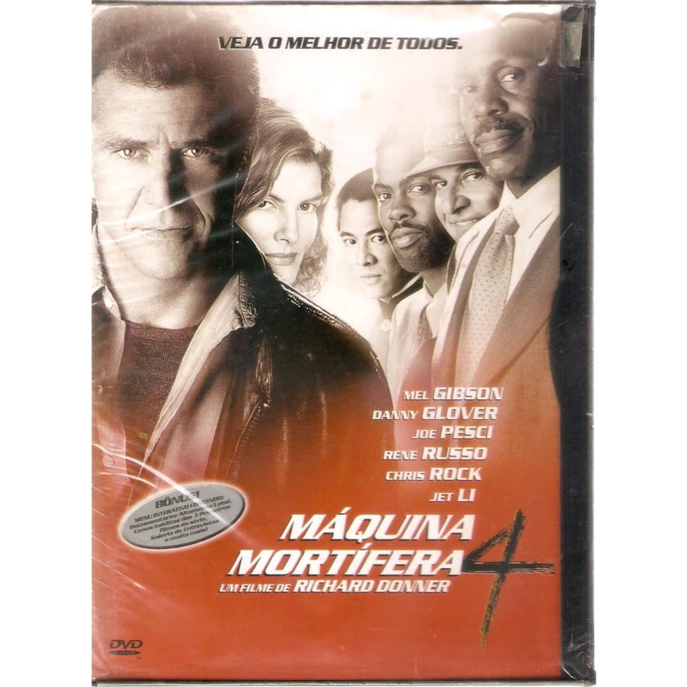 Dvd Máquina Mortífera 4 - Mel Gibson em Promoção | Ofertas na