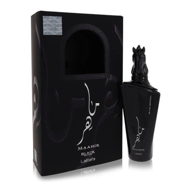 Perfume Arabe Lattafa Maahir Black Edp 100Ml em Promoção