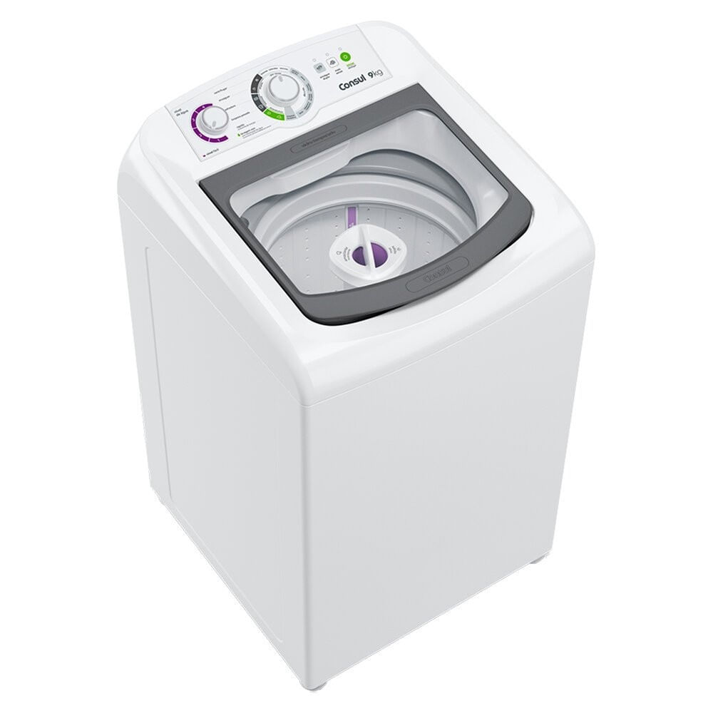 Lavadora de Roupa 9 Kg Branco Com Dosagem Econômica e Ciclo Edredom Consul - 220v - Cwb09bbbna