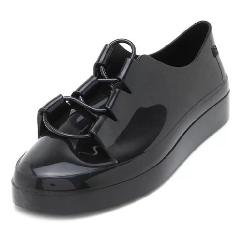 NEO.takechi Tênis Feminino Zaxy Change Borracha Elástico Preto Original