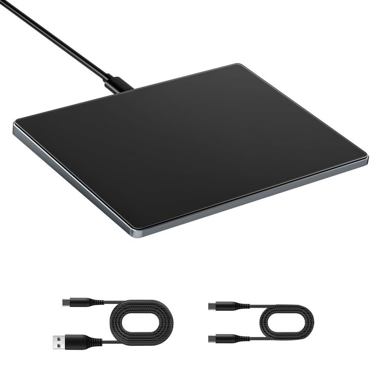 Trackpad usa USB com fio Win/Mac atualizado para Windows 10/11 em