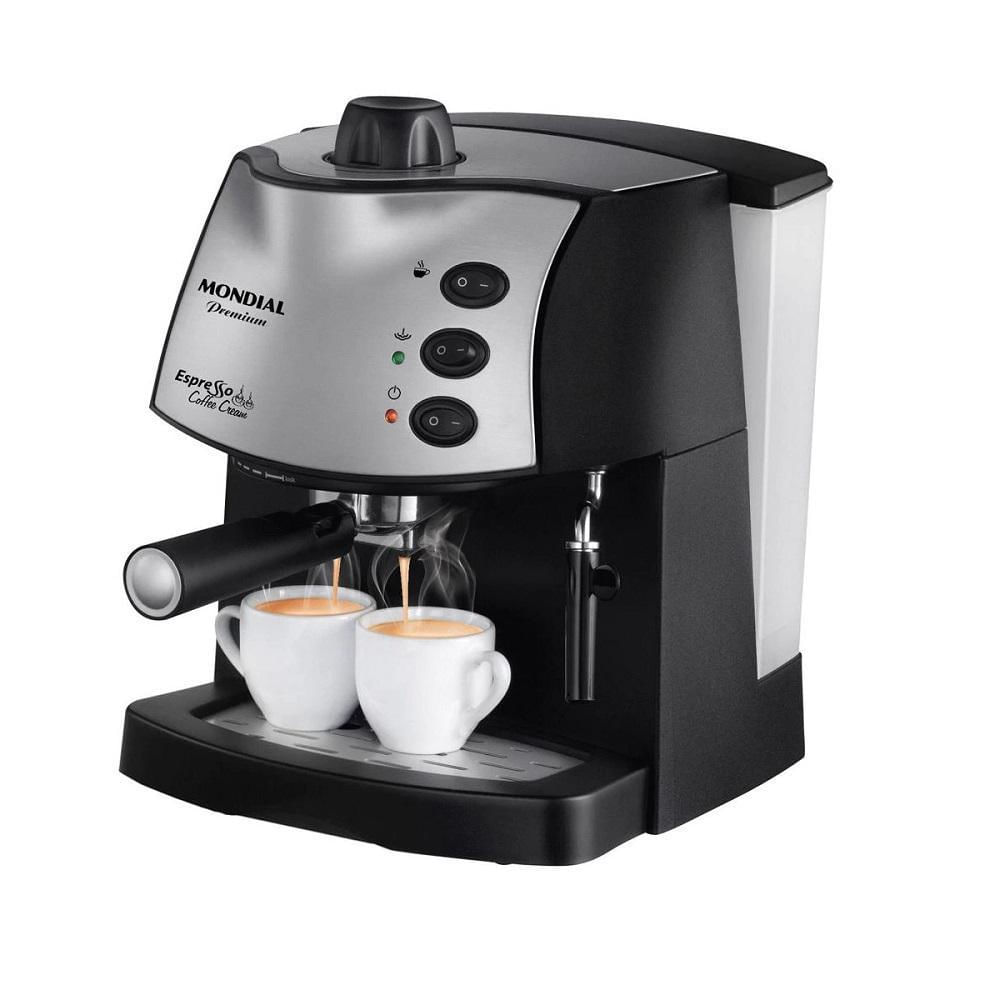 Cafeteira Expresso Mondial Coffee Cream Preto 110v - C08