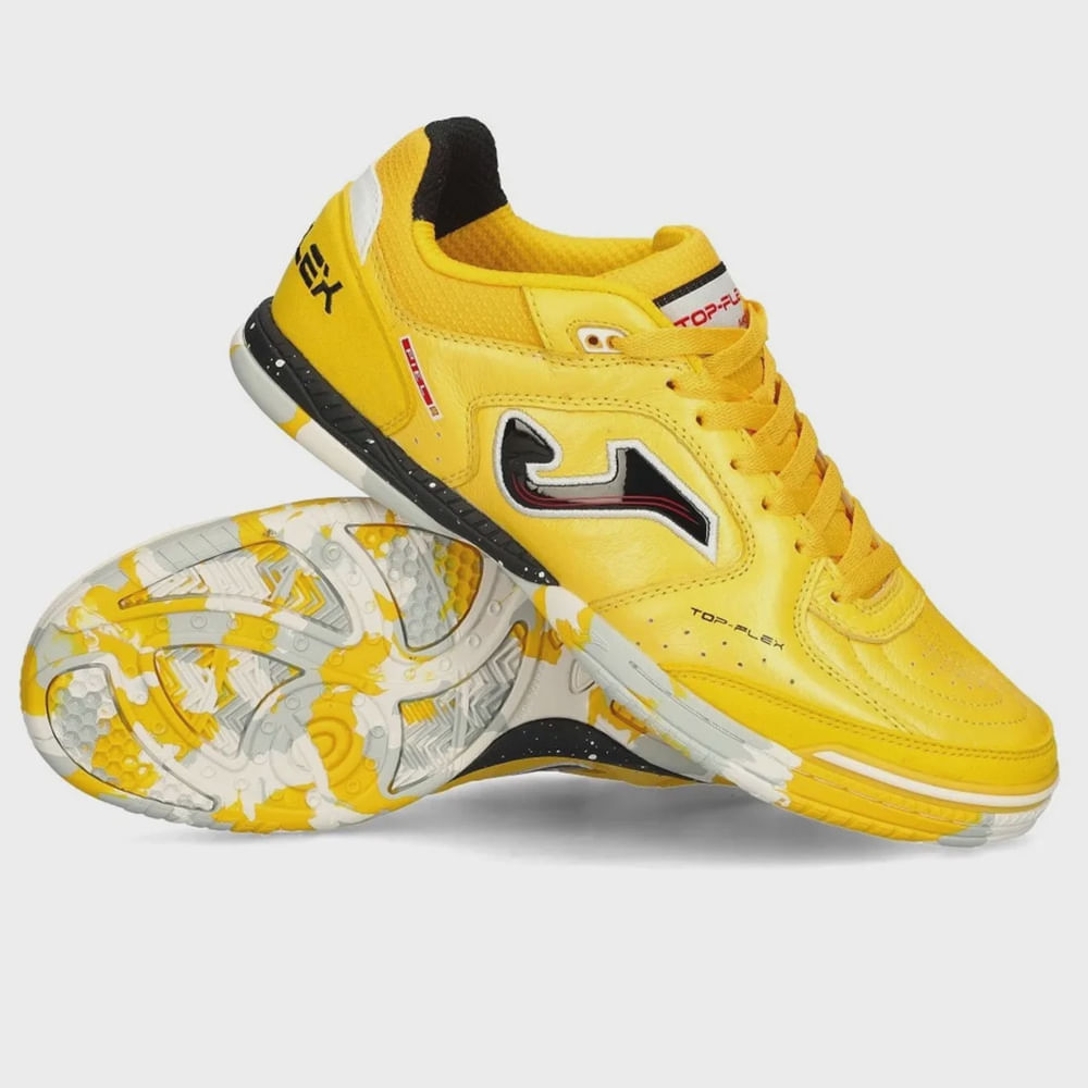 Chuteira Futsal Joma Top Flex Unissex Amarelo em Promoção
