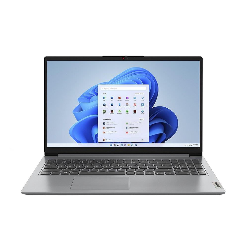 Notebook - Lenovo 82qh0007br Celeron N4500 1.10ghz 4gb 128gb Ssd Intel Uhd Graphics Windows 11 Home Ideapad 1i - C/ Office 15,6 Polegadas
