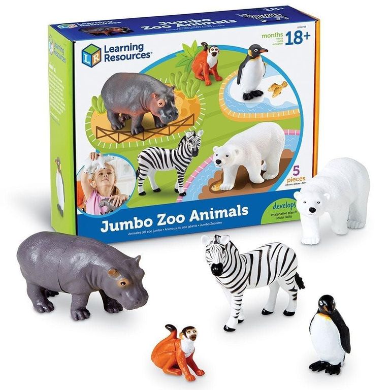 Recursos de aprendizagem de brinquedos Jumbo Zoo Animals Macaco