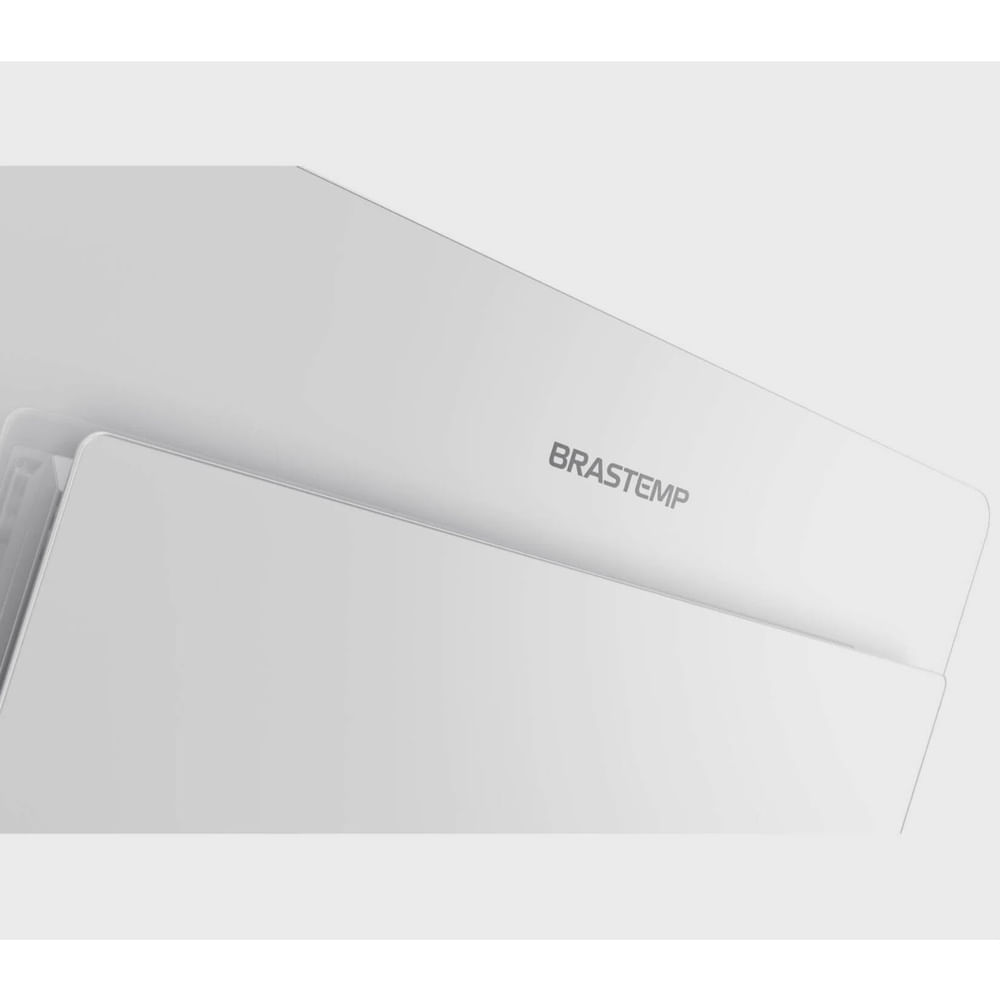 Coifa de Parede Brastemp 80 Cm Vitreous Branco - 220v - Com Vidro - Gav80abbna