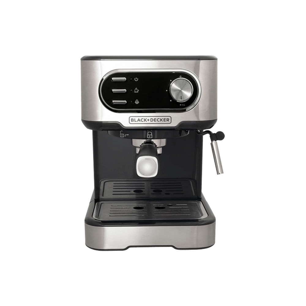 Cafeteira Expresso Black & Decker Gourmand Gris Inox 110v - Ce1100g