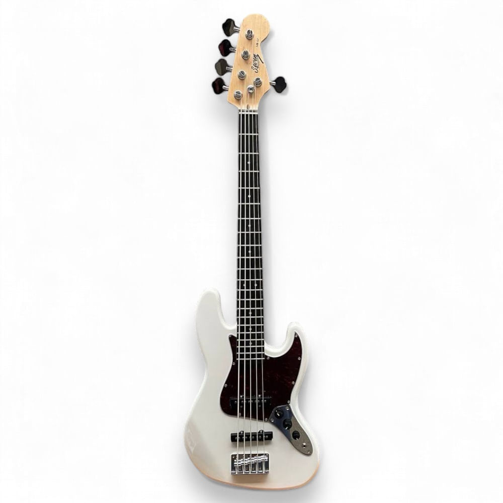 Contrabaixo J. Bass Seven 5 Cordas Sjb-57 wh Com Bag em Promoção