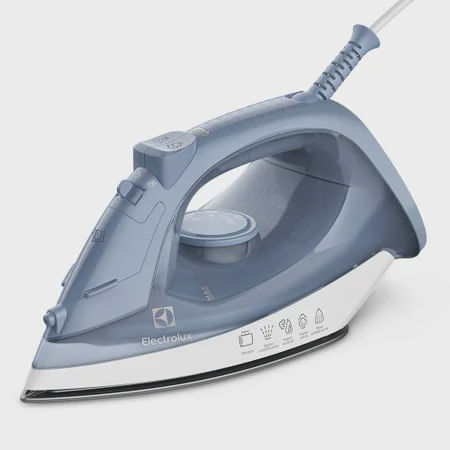 Ferro Efficient Electrolux Azul Com Base Anti-aderente 110v - Esi10