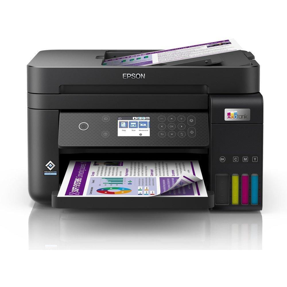 Multifuncional Epson Ecotank L6270 Jato de Tinta Colorida Usb, Ethernet e Wi-fi Bivolt