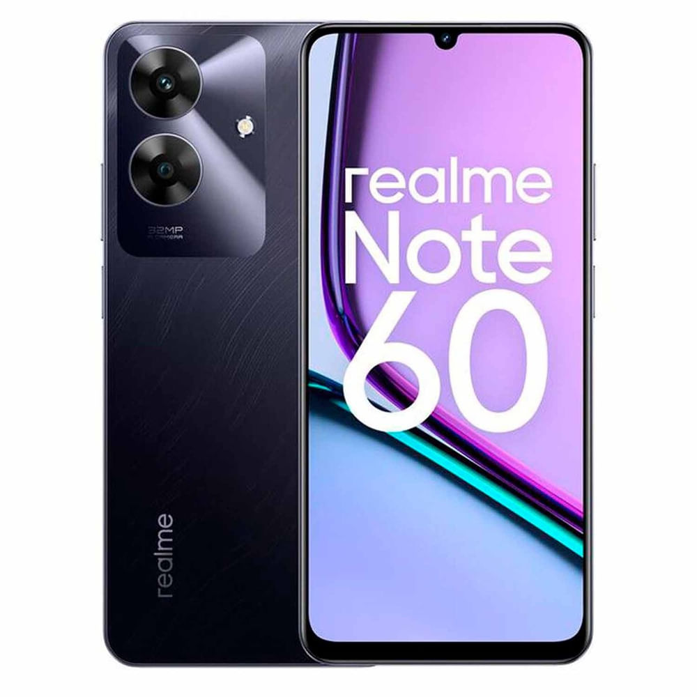 Smartphone Realme Note 60 128GB 4GB ram Dual sim lte Tela 6.74
