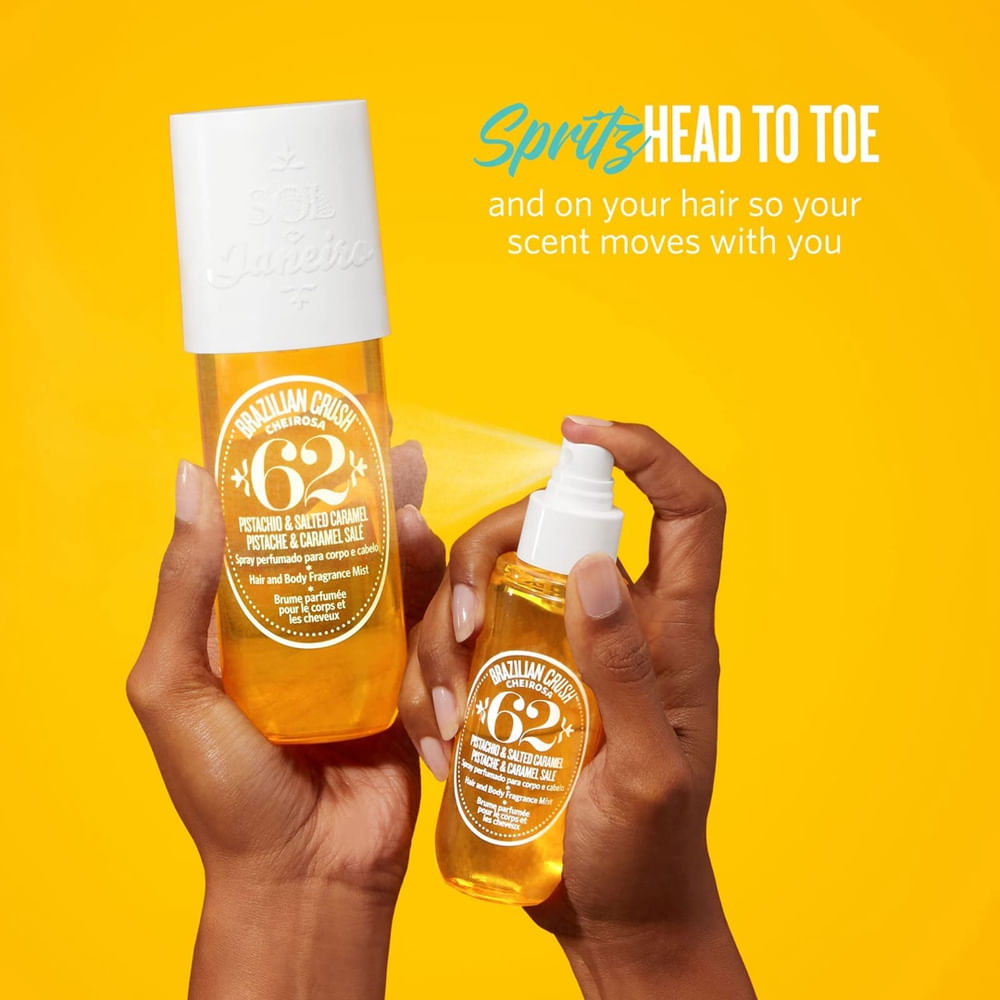 Fragrance Mist sol de janeiro Cheirosa '62 Cabelo e Corpo 240mL em