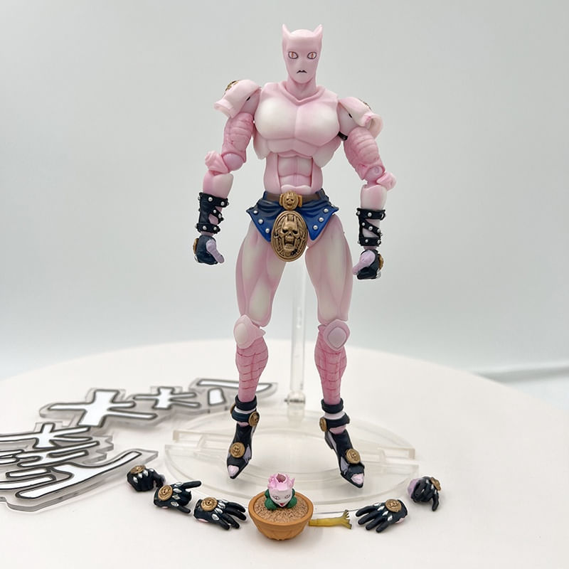 Killer Queen Second Articulado Jojo's Bizzare Action Figure em