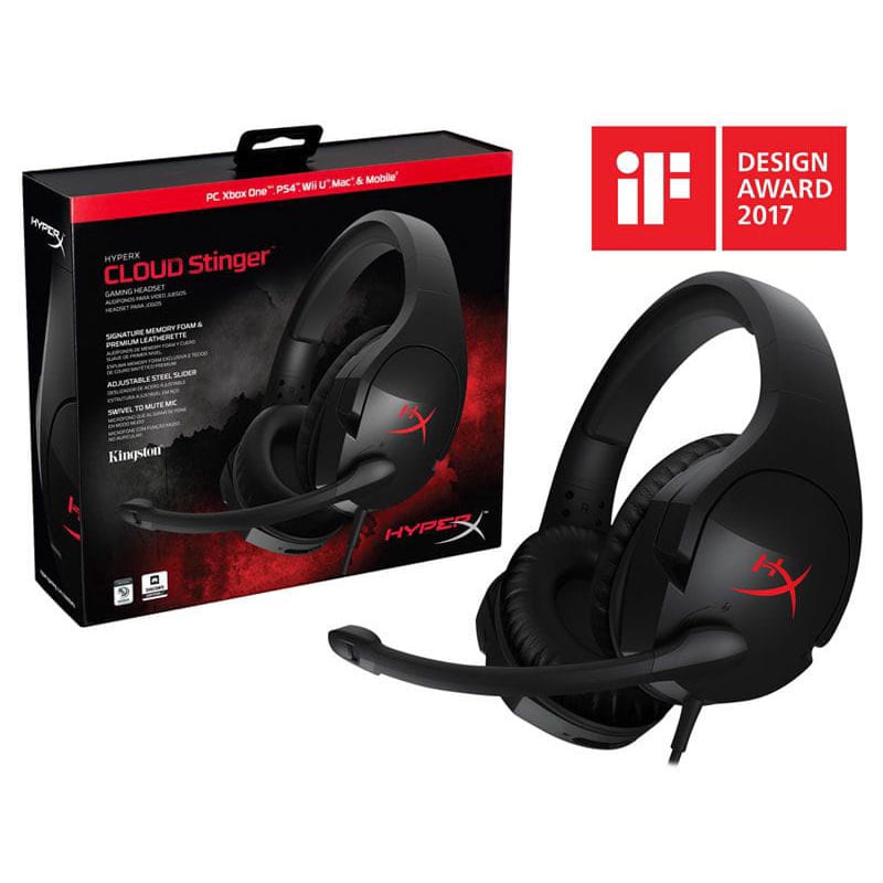 Imagem do produto Headset Gamer HyperX Cloud Stinger HX-HSCS-BK/NA - Preto em Americanas
