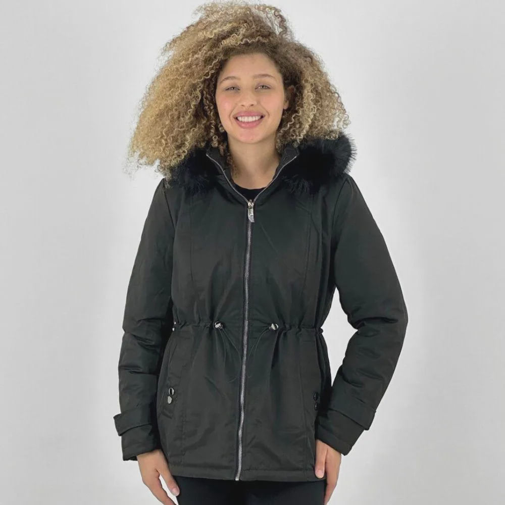 Jaqueta Alpelo Parka em Nylon Dupla Face Feminina em Promoção