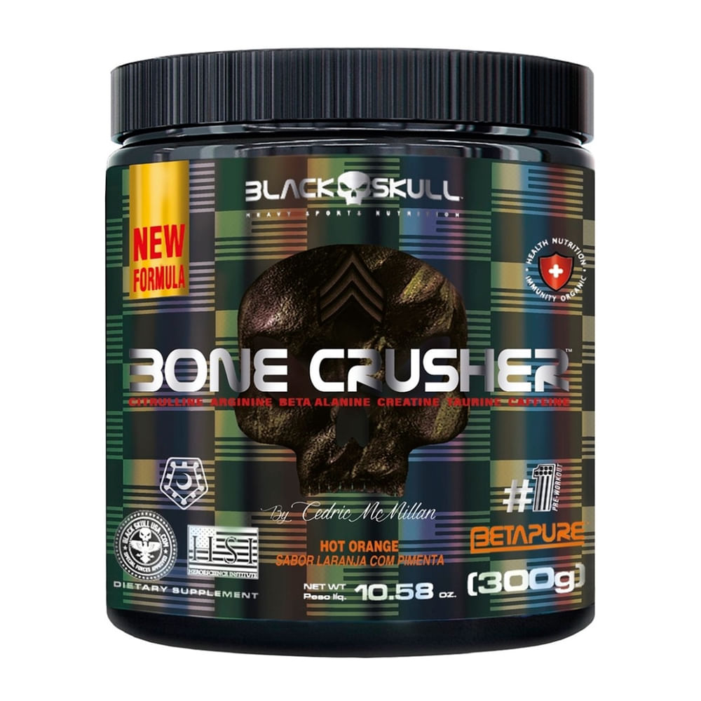 Pré-treino Bone Crusher Laranja 300g