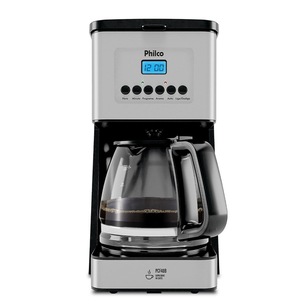Cafeteira Elétrica Philco Painel Digital Preto 110v - Pcf40b