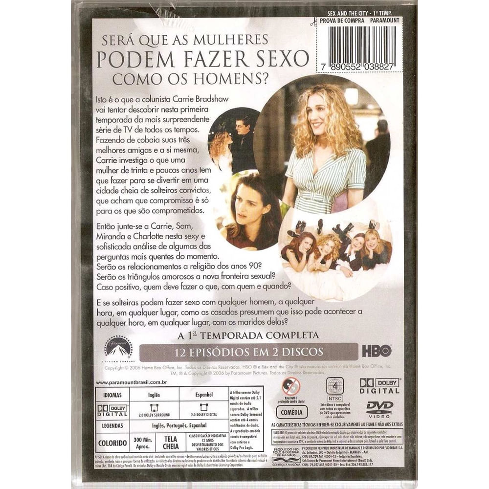 Dvd Sex And The City - 1ª Temporada Completa em Promoção | Ofertas