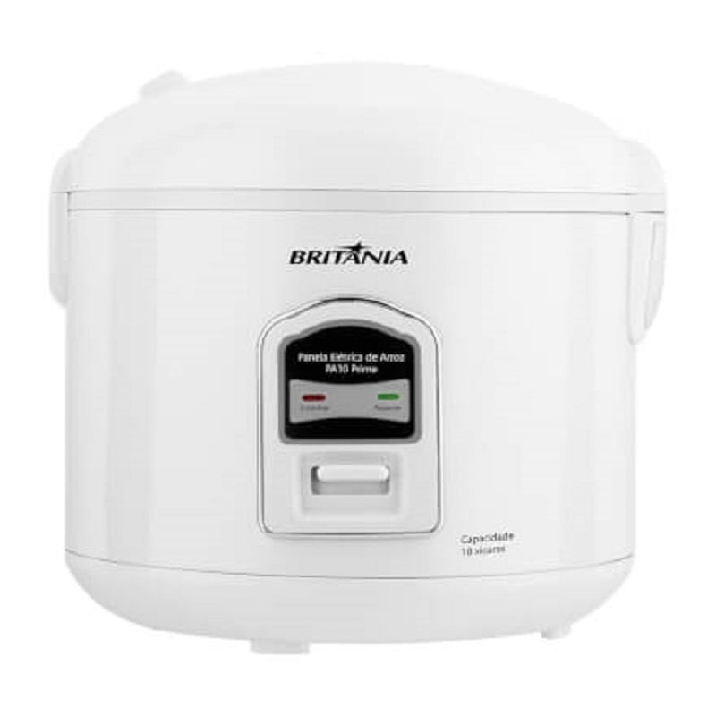 Panela Elétrica de Arroz Britânia Prime Branco 220v Pa10