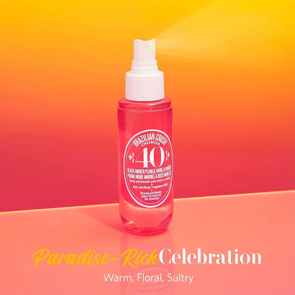 Fragrance Mist sol de janeiro Cheirosa '40 Cabelo e Corpo 240mL em