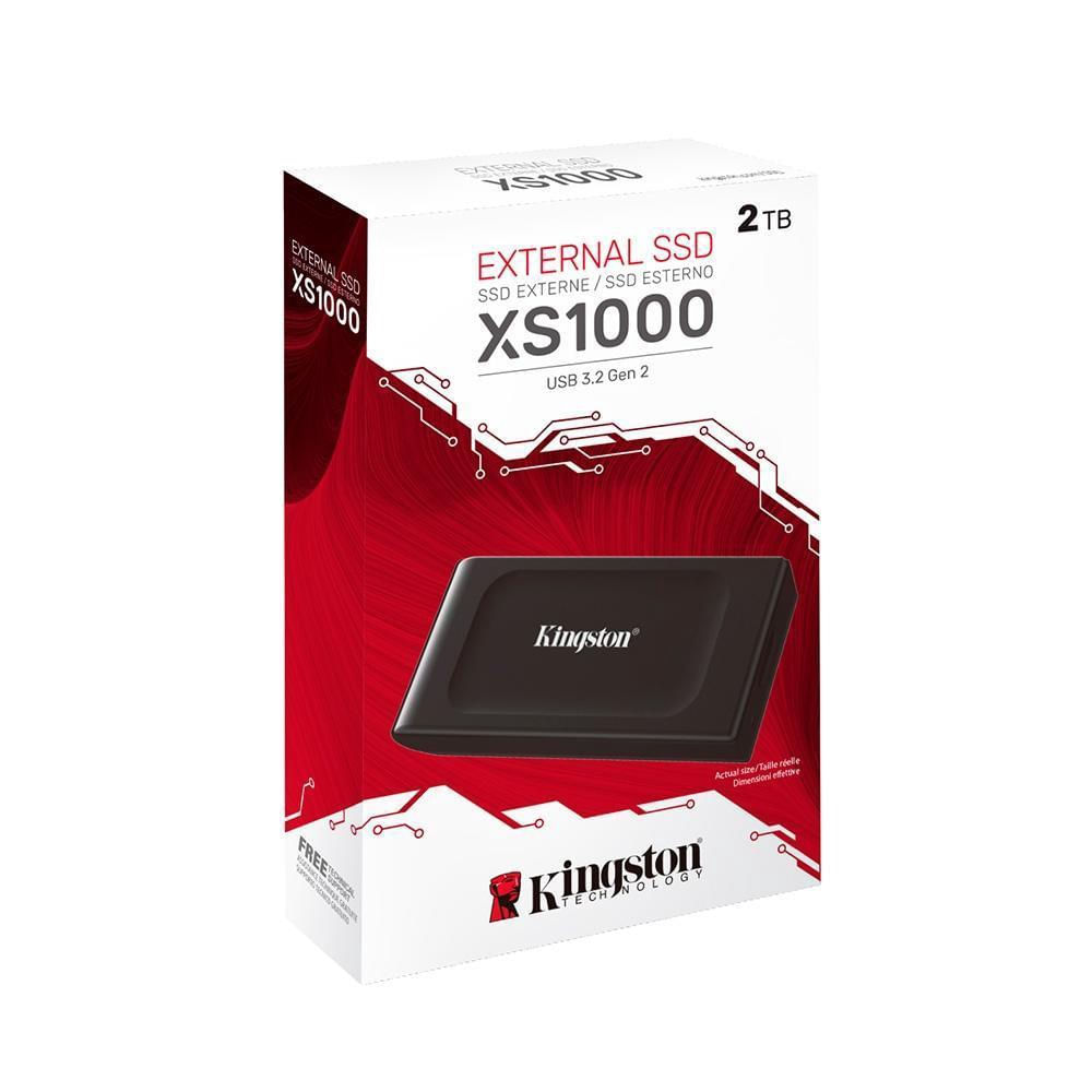 Imagem do produto SSD Externo Kingston XS1000 2TB - Preto em Americanas