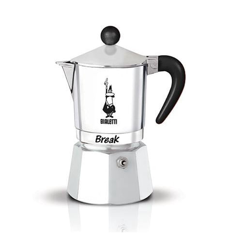 Cafeteira Italiana Bialetti Break 150ml Alumínio - 10390003