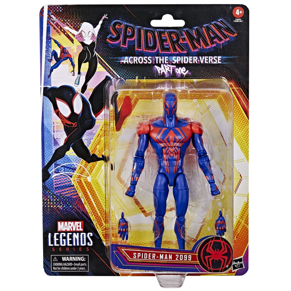Boneco de ação Marvel Legends Spider-Man 2099 15 cm com Acc em