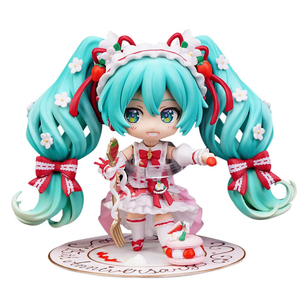 Figura de ação hxuytl Hatsune Miku 15th Anniversary Strawberry em
