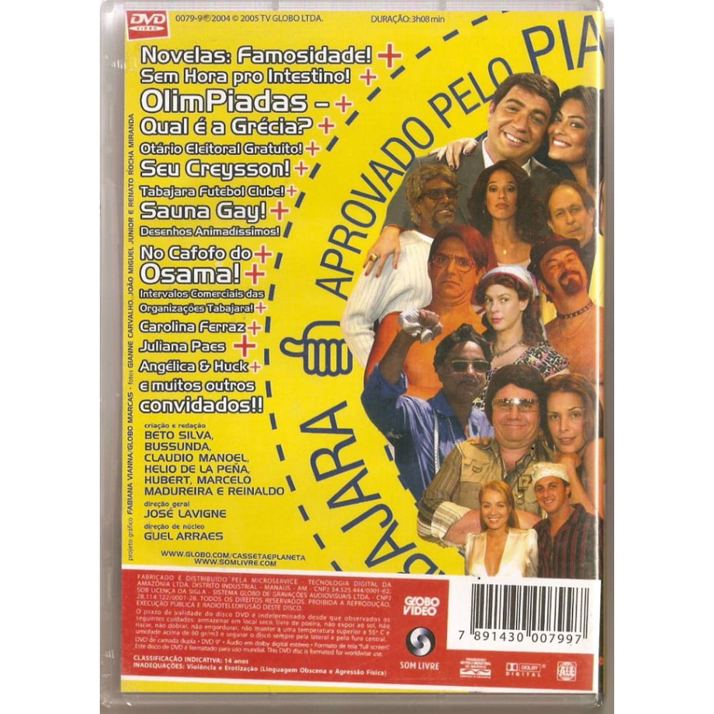 Dvd Casseta & Planeta Urgente - O Melhor De 2004 em Promoção