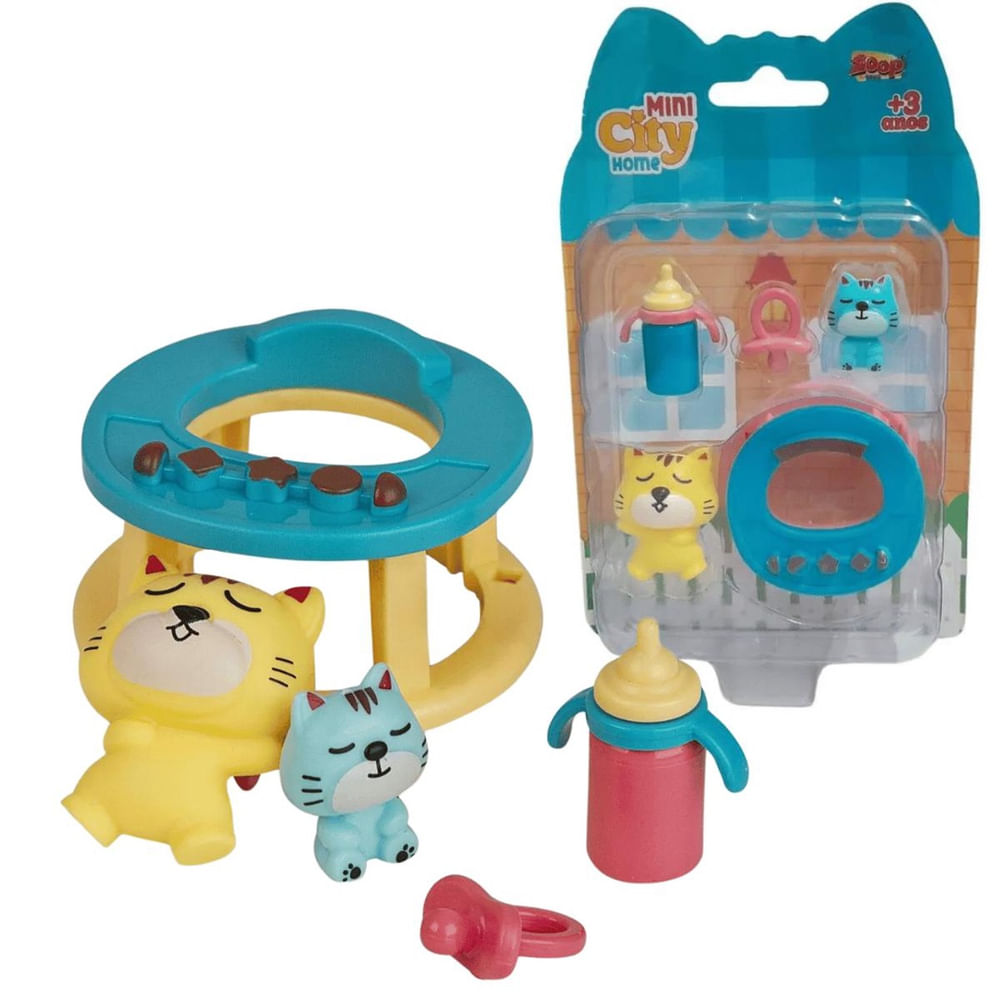 Miniaturas Mini City Home Conjunto Sortido Zoop Toys em Promoção
