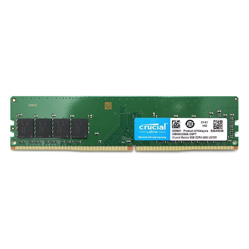 Imagem do produto Memória Crucial Basics 8GB 2666MHz DDR4 CL19 - CB8GU2666 em Americanas