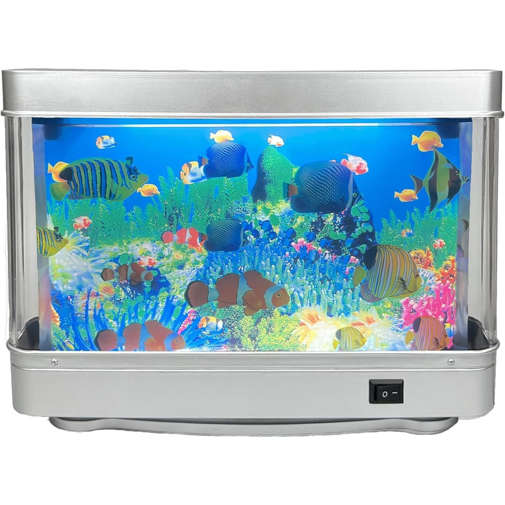 DENIZEN GLASS DENIZEN 置物 Mini aquário Tokenkuko Fake Tank com peixes em movimento em
